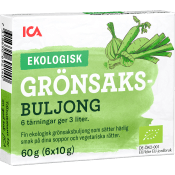 Grönsaksbuljong tärning eko ICA.