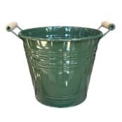 Kruka Zink Grön 20cm.