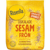 Sesamfrön Oskalade 350g Risenta.