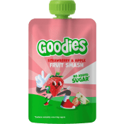 Barnsnacks Strawberry & apple 3år 100g Goodies.