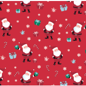 Julpapper Santa 0,7x3m.