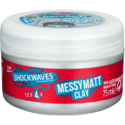 Hårvax Go Matt Clay 75ml Shockwaves.