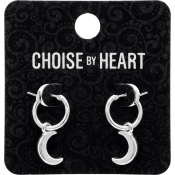 Örhängen Ringar Silverfärgade 2st Choise By Heart.
