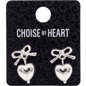 Örhängen Rosett & Hjärta 2st Choise By Heart.
