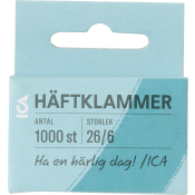 Häftklammer 26/6 1 000 st.
