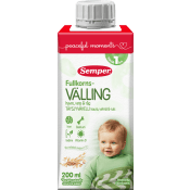 Fullkornsvälling 1 år 200ml Semper.