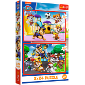 Pussel Paw Patrol 2x24 bitar Trefl.