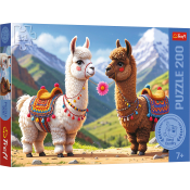 Pussel Colourful Lama 200 bitar Trefl.