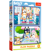 Pussel Funny Bluey 2x24 bitar Trefl.