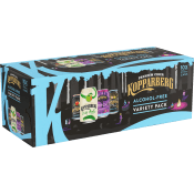 Kopparberg Variety Pack Alcohol-Free 10x330ml can.