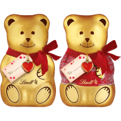 Choklad Teddy Presentetikett & Milk Mix 100g Lindt.