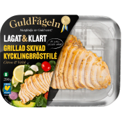 Kycklingbröstfilé grillad skivad 200g Guldfågeln.