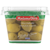 Jätteoliver Halkidiki Söta 480g Madama Oliva.