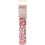 Pärlor och bokstäver pastell 350st Playbox.