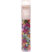 Pony beads metallic 250st Playbox.