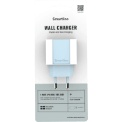 Mobilladdare USB-C 20W PD blå Smartline.