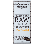 Rawchoklad Med Isländskt Havssalt Eko 50g Wermlands Choklad.