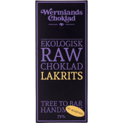 Rawchoklad Lakrits Eko 50g Wermlands Choklad.