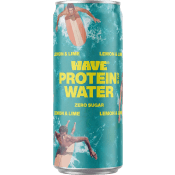 Proteinvatten Med Smak Av Citron & Lime 330ml Wave.
