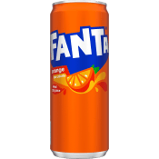 Läsk orange 33cl Fanta.