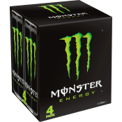 Energidryck 4-pacl 50cl Monster Energy.
