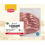 Fläskkarré Färsk Tunnskivad 500g Scan.