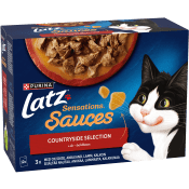 Kattmat i sås Sensations Countrys Selection 12-p 1020g Latz.