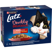 Kattmat Agail Doubly Delicious Mix Selection géle 12-p 1020g Latz.