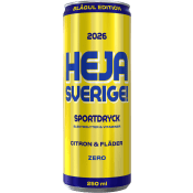 Sportdryck Citron & Fläder Sockerfri 250ml Heja Sverige.