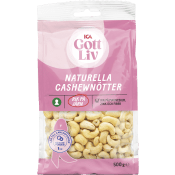 Cashewnötter 500g ICA Gott Liv.
