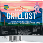 Grillost Norrländsk 24% 200g ICA.