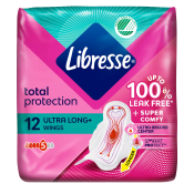 Binda Ultra thin Long med vingar 12-p Libresse.