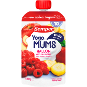 Yogo mums Äpple, banan & hallon Från 1år 120g Semper.