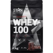 Proteinpulver Av Vassleproteinisolat Whey-100 1kg Star Nutrition.