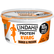 Kvarg Mango & Passionsfrukt 0,2% 500g Lindahls.