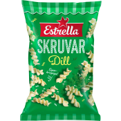 Snacks Dillskruvar 80g Estrella.