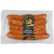 Kryddkorv Kabanoss Jalapeno Cheddar 77% kötthalt 230g Hirschmans Charkuteri.