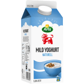 Yoghurt Mild Naturell 3% 1500g Arla Ko®.