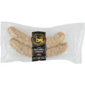 Kryddkorv Vit Rostbratwurst Bavaria Tyroler 94% Kötthalt 230g Hirschmans Charkuteri.