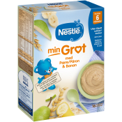 Min Gröt med päron & banan 6m 16-p 450g Nestle.