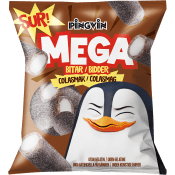 Pingvin Megabitar Sur Cola Påse 115g.