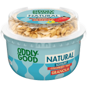 Sojamellanmål Natural Jordgubb Citron Granola 180g Oddlygood.