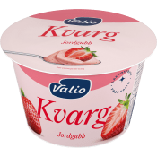 Kvarg Jordgubb Laktosfri 7% 200g Valio.