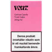 E-cigarett Engångs Cotton Candy 20 mg/ml 2ml Vont Cube.