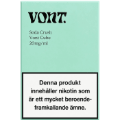 E-cigarett Engångs Cube Soda Crush 20 mg/ml 2ml Vont Cube.