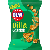 Chips Dill & Gräslök 90g OLW.