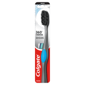 Tandborste 360 Charcoal Medium 1-p Colgate.