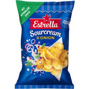 Potatischips Sourcream & Onion 160 Gram Estrella.