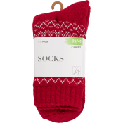 Socka 2p grå/röd 39/41 mywear.