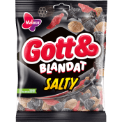 Godis Gott & Blandat Salt 210g Malaco.
